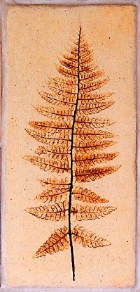stonware of Bose, fern leaf