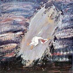 WILLIAM CONGDON, Getsemani, olio su faesite, 1960
