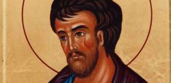 Tempera all’uovo su tavola lignea telata e gessata (particolare dell’icona dei Pastori d’oriente e d’occidente cm 40x40), stile bizantino