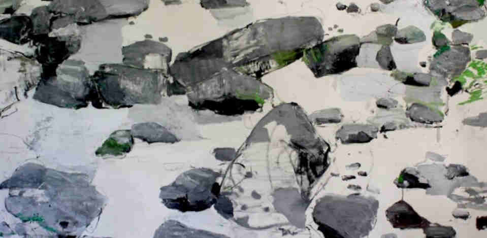 Giovanni Frangi, Valdobbia 2 (2021), olio su tela, 160×220 cm