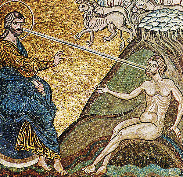 Mosaici di Monreale, Creazione di Adamo
